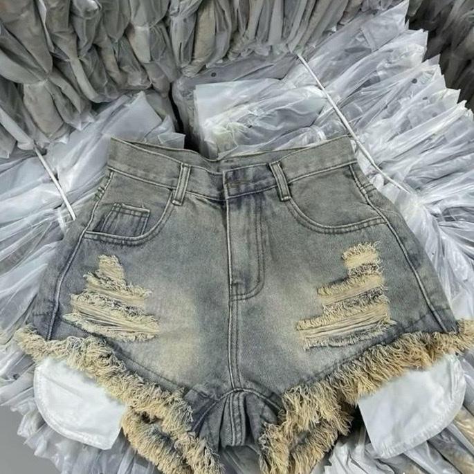 quần short rách kiểu lộ túi rách túi sau lưng cao thời trang - TikTok ...