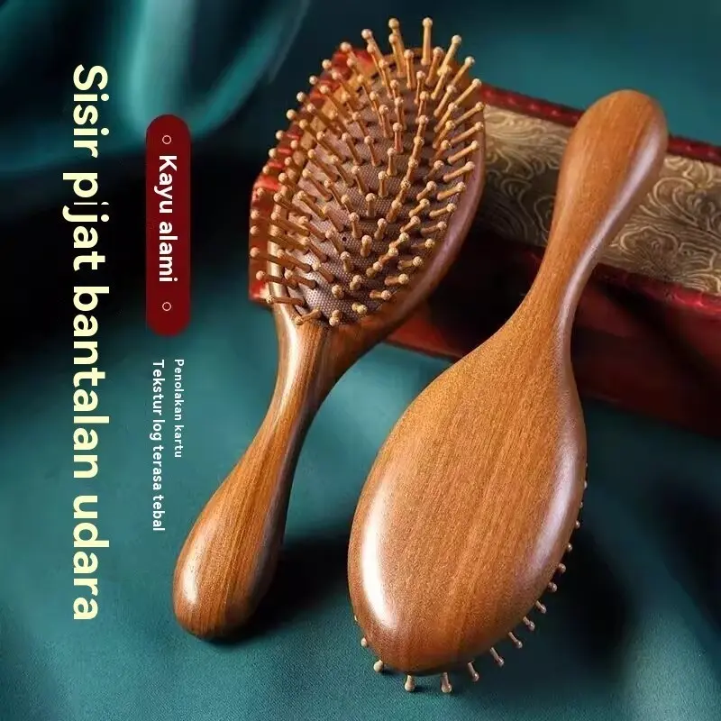 Sisir Rambut，Sisir Besar Anti Rambut Rontok，Menyisir cendana，Sisir Pijat Kantong Udara Rambut Panjang, Sisir Pijat Bantalan Udara