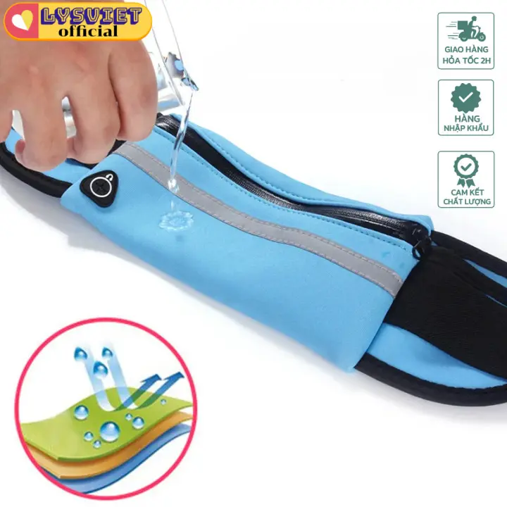 Túi đeo thắt lưng chạy bộ đạp xe thể thao Waist bag belt bag running 8