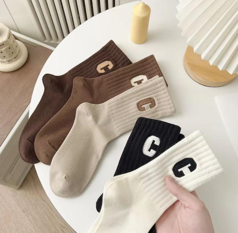 Set 5 Đôi Tất Chữ C Cao Cổ Siêu HOT 1