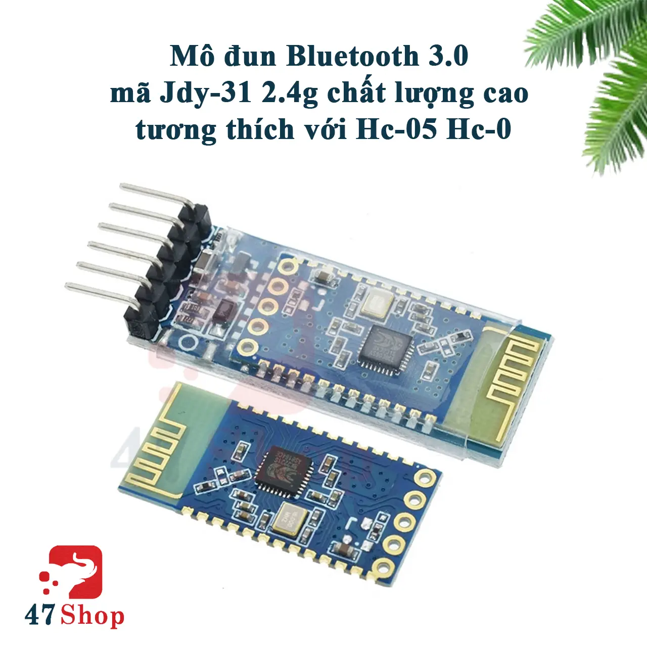 Mô đun Bluetooth 3.0 mã Jdy-31 2.4g chất lượng cao tương thích với Hc-05 Hc-06