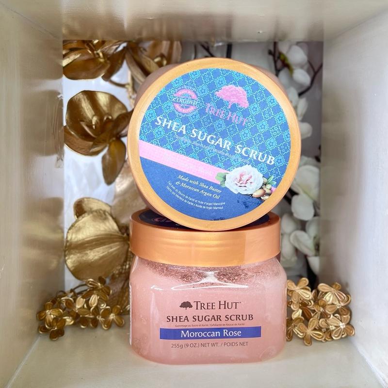 TreeHut- Moroccan Rose Sugar Scrub  Shea Sugar Scrub: FLORAL. Tẩy tế bào chết cơ thể và dưỡng da 5