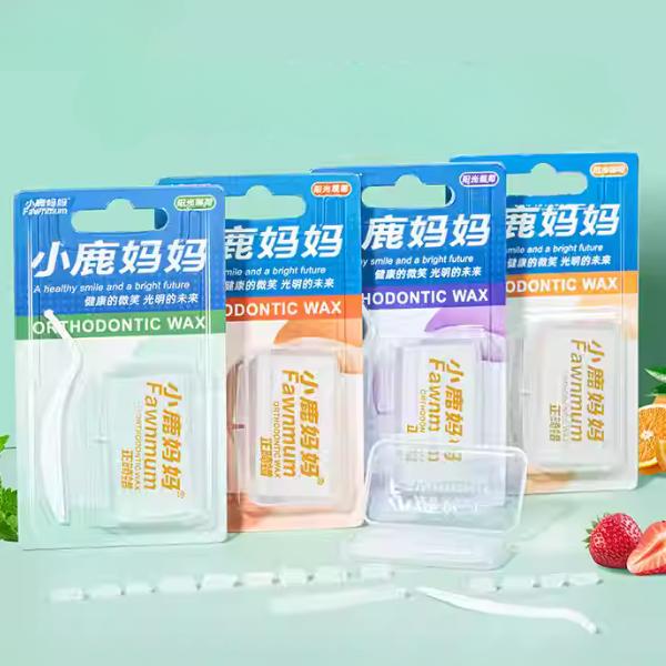 Product Introduction of ขี้ผึ้งสำหรับคนจัดฟัน ช่วยบรรเทาการบาดหรือขูดของลวดดัดฟัน พร้อมส่ง 1