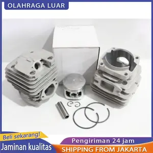 Cylinder Piston Assy Chainsaw MAESTRO 6500L – Komponen Mesin Gergaji Kayu Original (A01/97624)