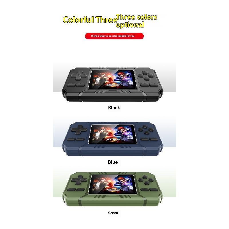 Product Introduction of [Cod] Handheld game console, classic retro S8 style, 3.0 inch high definition screen, 520 games, portable, support for two players, TV connection, Protection 1