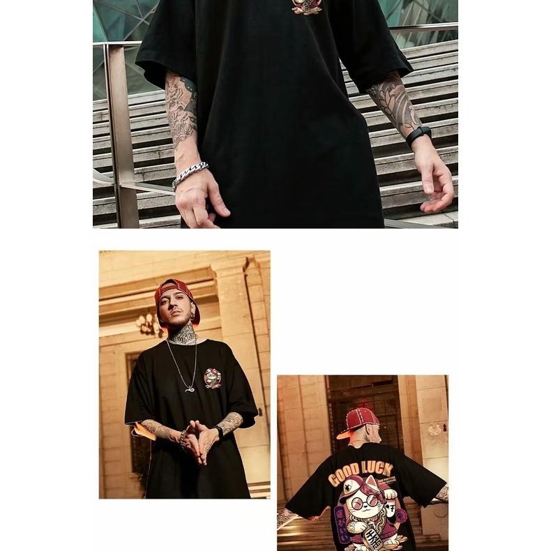 Áo Thun Nam Ngắn Tay, In Trắng Đen, Ngoại Cỡ M-4XL, [TEESHARKBUY] 6