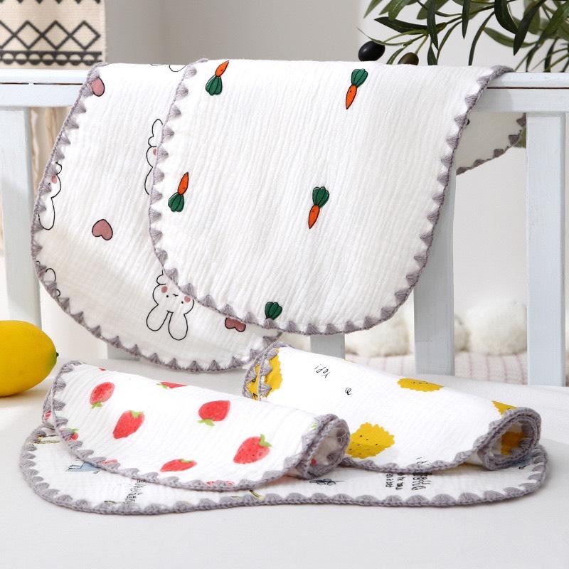 Gối xô 10 lớp thấm hút mồ hôi cho bé sơ sinh siêu mềm mại, đáng yêu họa tiết ngộ nghĩnh cho bé