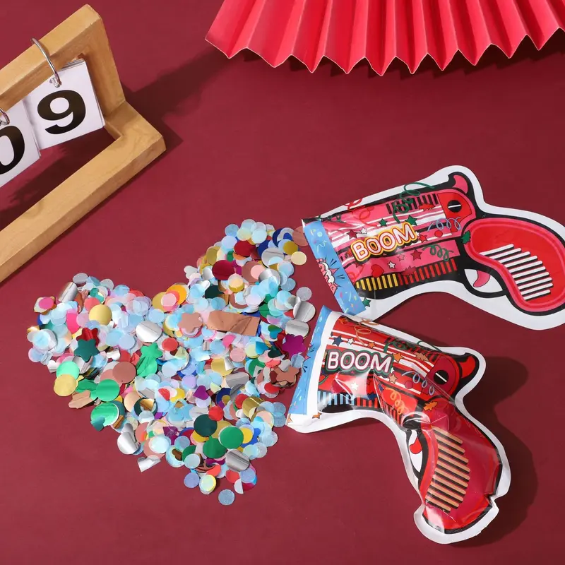 Phụt Bắn Kim Tuyến Confetti Vui Nhộn Cho Tiệc Sinh Nhật, Đám Cưới, Party 0