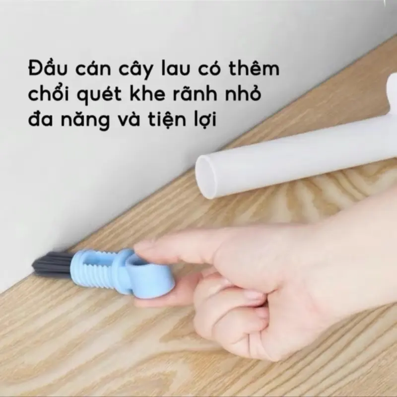 Cây lau bếp tự vắt mini phiên bản mới, lau bếp tiện lợi- dễ dàng vệ sinh không gian bếp, có gạt nước, bàn chải tháo rời cayla umini 4