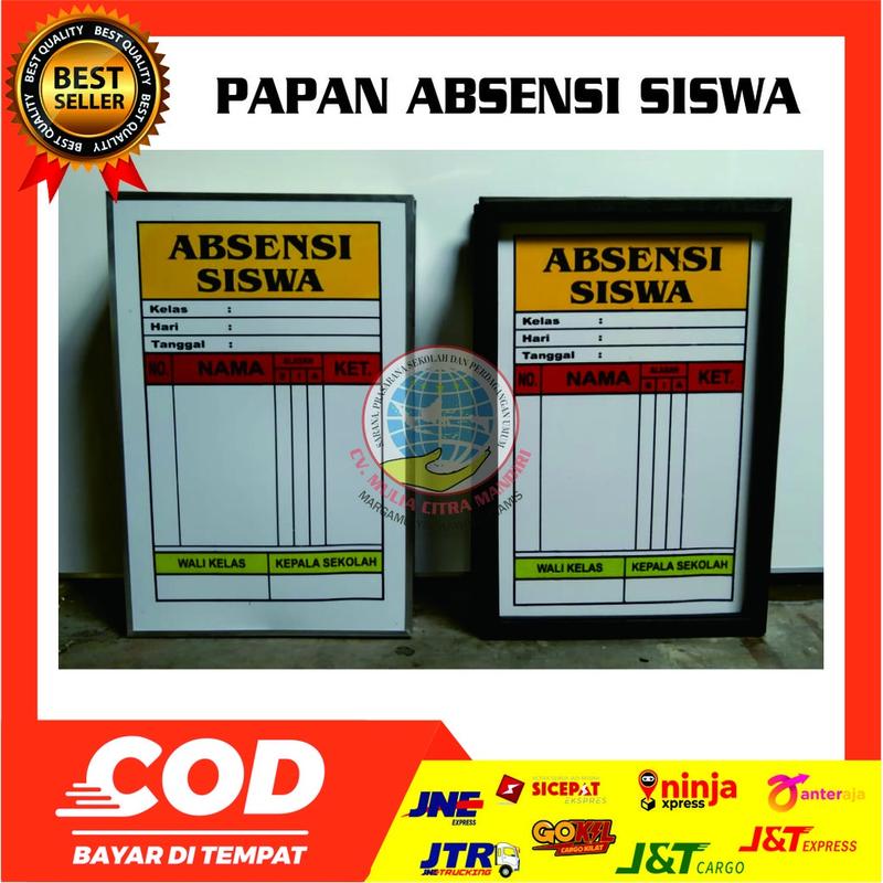 Papan Absensi Siswa Ukuran 40x60cm - Shop | Tokopedia