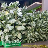 Gambar Easy Grow Wall Planter 8 Kantong Vertikal Warna Hijau dari Easy Grow_NEW Kab. Gunungkidul 4 Tokopedia