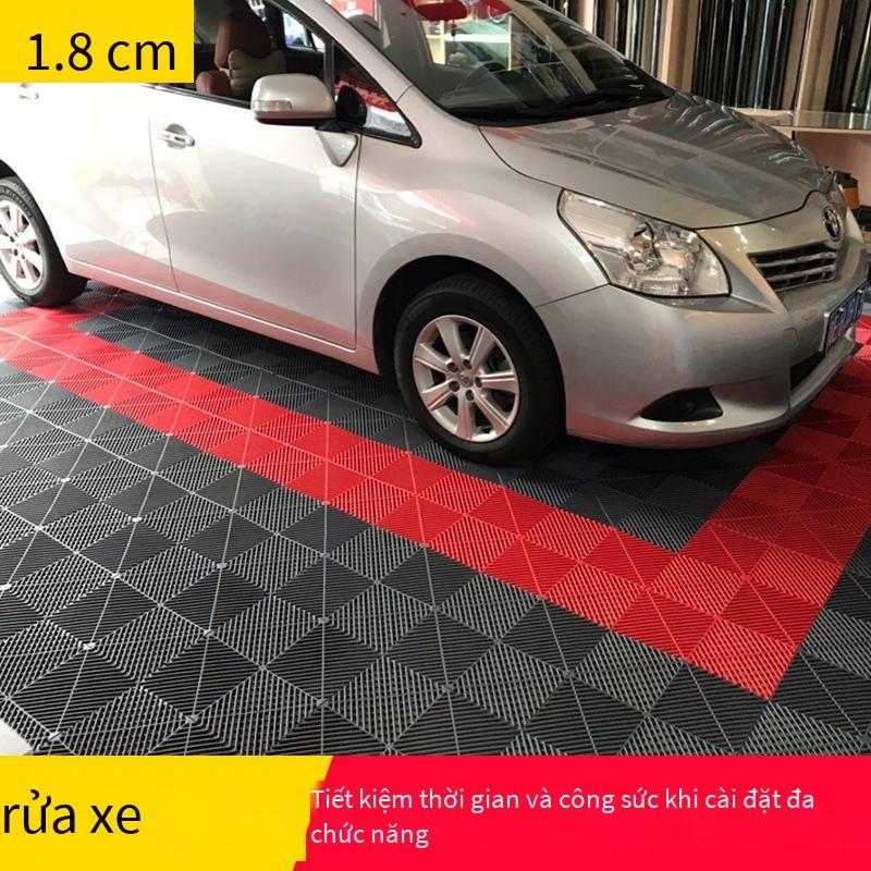 1,8 Cm Rửa Xe Phòng Sàn Lưới Tản Nhiệt Rửa Xe Miễn Phí Đào Rãnh Sàn Cống Nhựa Nối Vách Ngăn 4S Cửa Hàng Lưới Tản Nhiệt Miếng Đệm 1