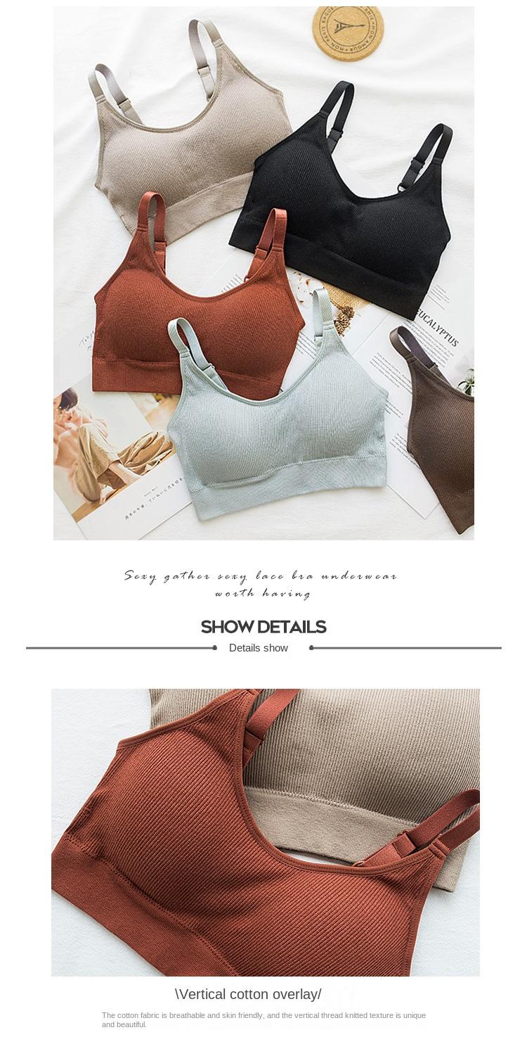 Product Introduction of Seamless Strapless Cotton Bra For Minimalistic Girls Comfort Women Underwear Womenswear Lady 8
