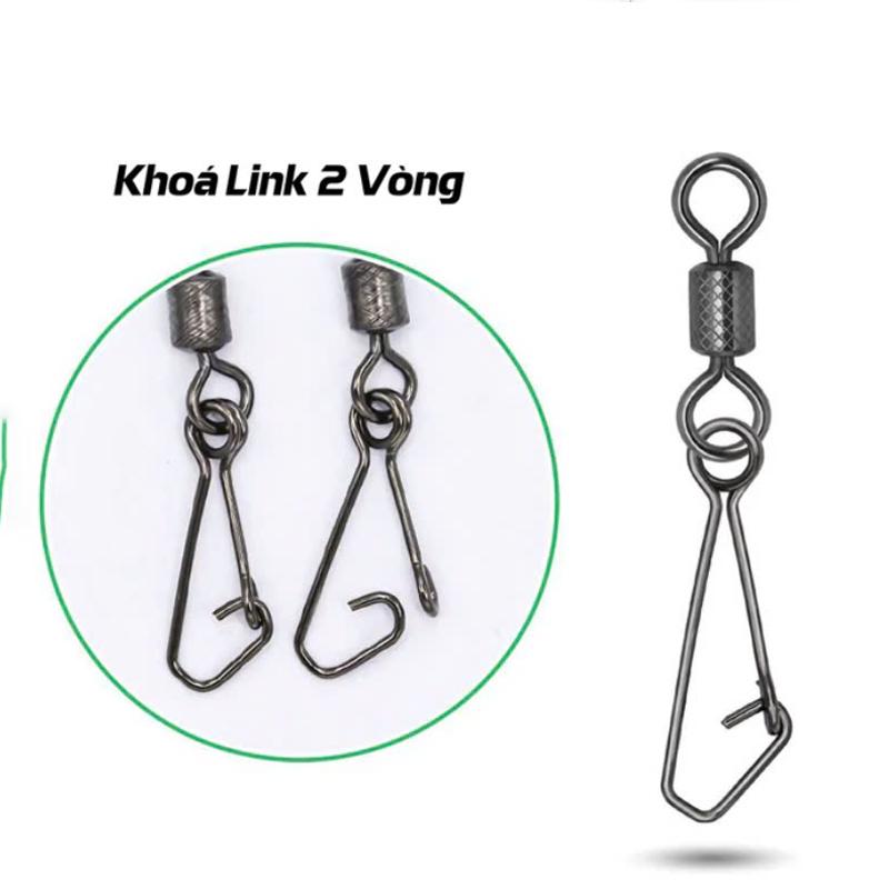   10 Cái   Khóa Link 2 Vòng Chống Xoắn Chữ U Cao Cấp   Shop Đồ Câu Gunni   