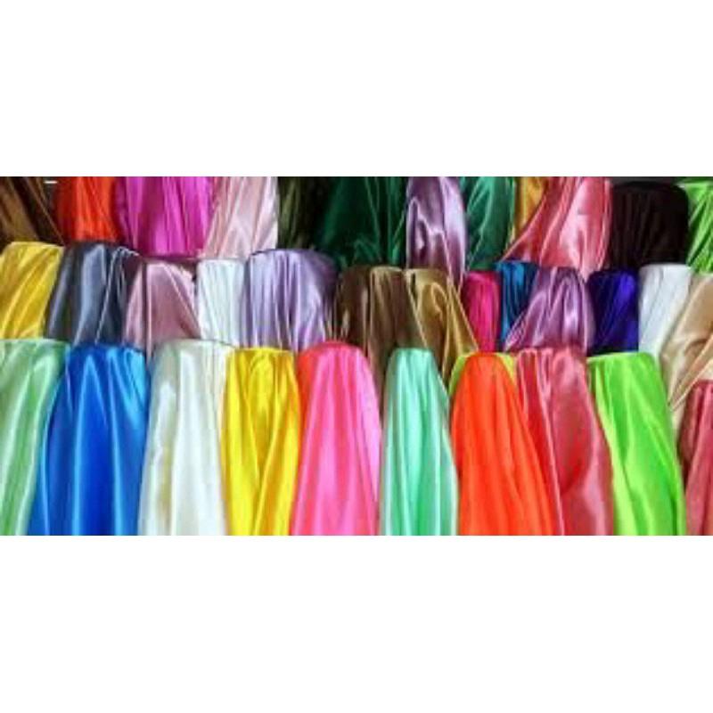 (COD) Kain dekorasi backdrop background tenda dinding habutai filamin per 1/2meter 0