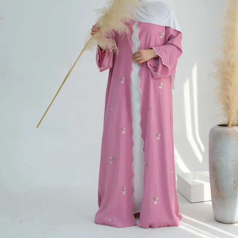 Áo Cardigan Ren Thêu Hoa, Phong Cách Thanh Lịch, Dubai Loriya, Trung Đông Và Thổ Nhĩ Kỳ, LR881 7