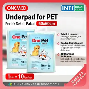 Onemed | Underpad For Pet 60x60 cm | Alas Pipis Anjing Kucing