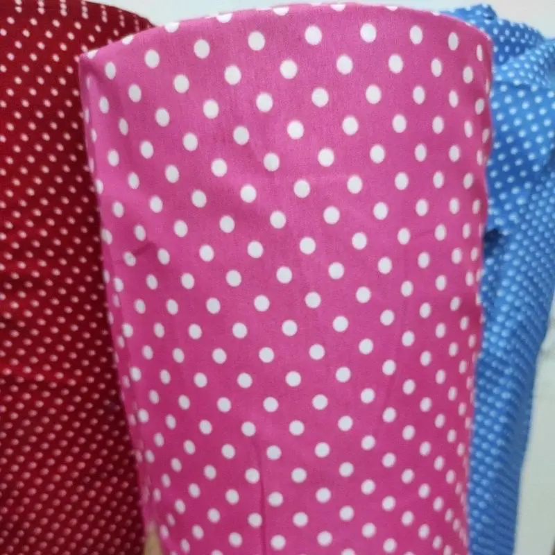 Bahan Sprei Mikrotex Polimikro motif polkadot Bantal Kain Guling 3