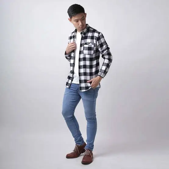 PAKET USAHA 150K DAPAT 3 PCS KEMEJA FLANEL LENGAN PANJANG TERBARU 7
