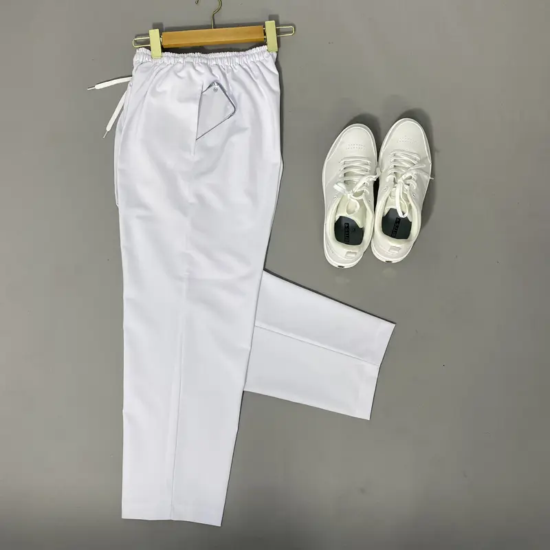 Quần Blouse CAO CẤP Trắng Trơn, Quần Bluose Y Tế dành cho Bác Sĩ, Y Tá, Dược Sĩ, Điều Dưỡng 1