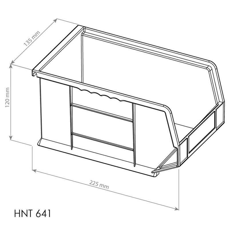 Kotak aksesoris sparepart /Jolly box HNT 641 Kuning Merah 3