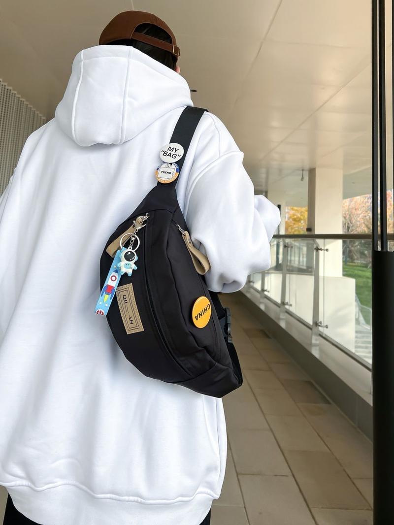 Product Introduction of 2025 New Trendy Chest Bag Phone Casual Simple Crossbody Bag Single Shoulder Bag Crossbody Bag Sports Waist Bag 15