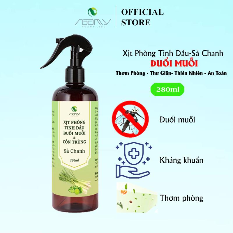Xịt Phòng Tinh Dầu Sả Chanh Nga My Kháng Khuẩn Khử Mùi Hôi Hương Thơm Thư Giãn Dầu Thơm Phòng Dầu Thơm xịt thơm