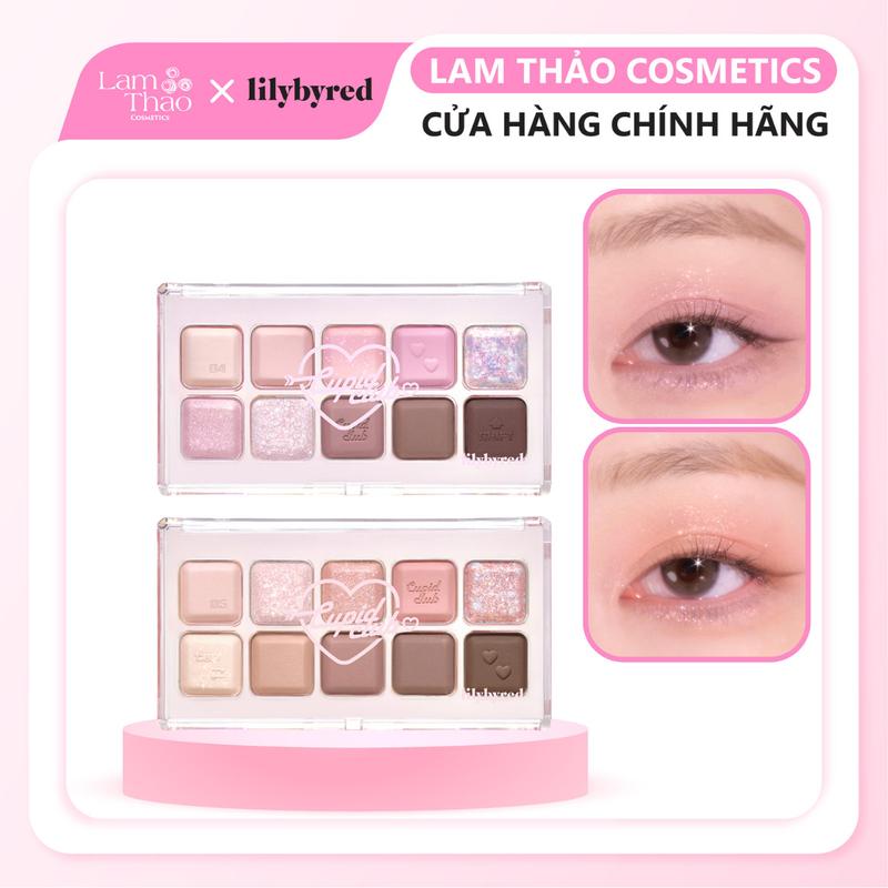 Bảng Phấn Mắt 10 Ô Lilybyred Cupid Club Mood Keyboard Palette