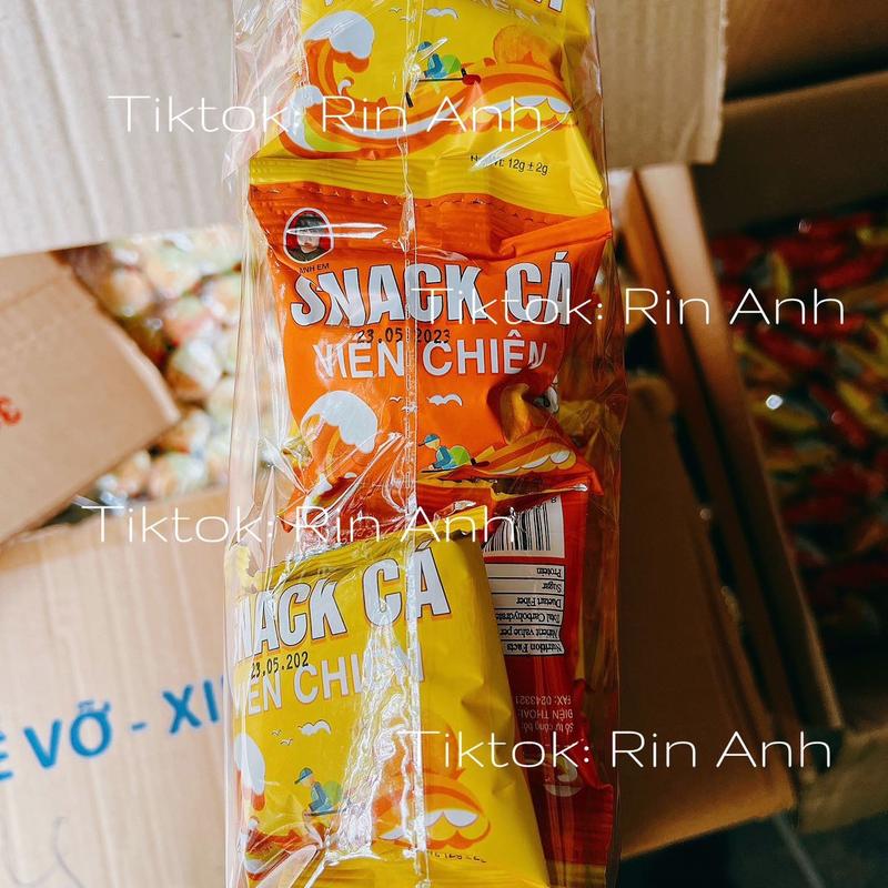   Bịch 60 túi  Snack cá viên chiên Bim Bim 