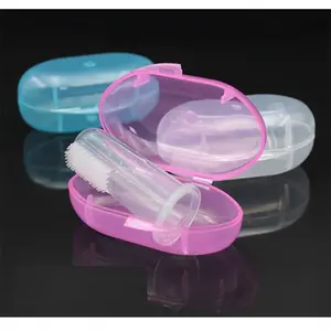 LKM004 SIKAT GIGI BAYI SILIKON / FINGER TOOTH BRUSH/ SIKAT GIGI JARI BAYI  [1KG 86PC] HALOMOMS Brush Pembersih