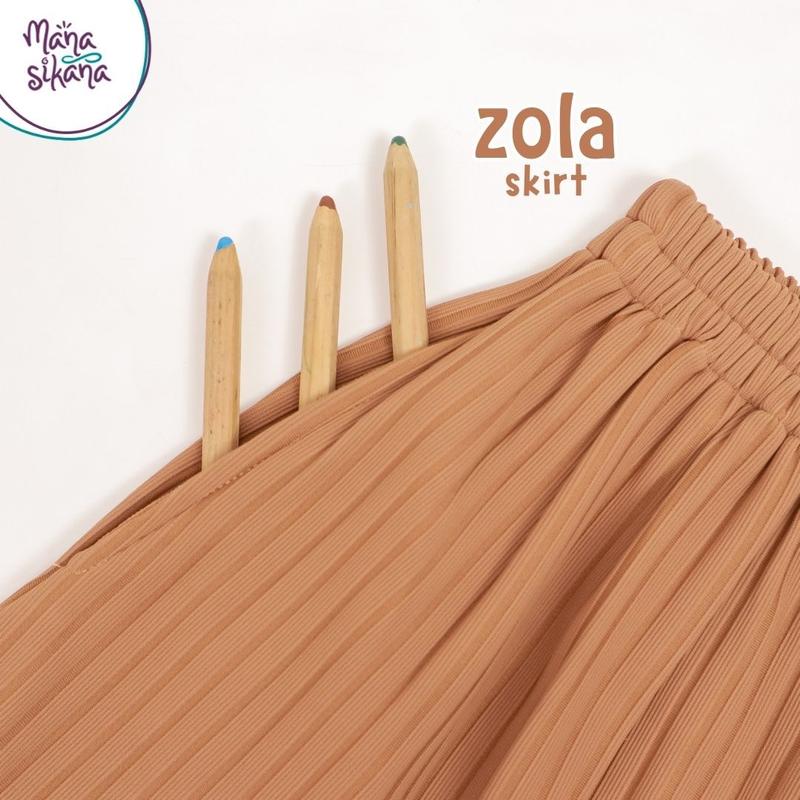 Product Introduction of MANASIKANA Zola Skirt Rok Anak Perempuan Premium Knitt 3-13 tahun Fashion 50