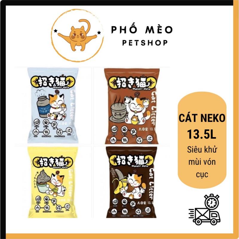 [3.8KG]Cát đất sét Neko 9L - Cát vệ sinh cho mèo