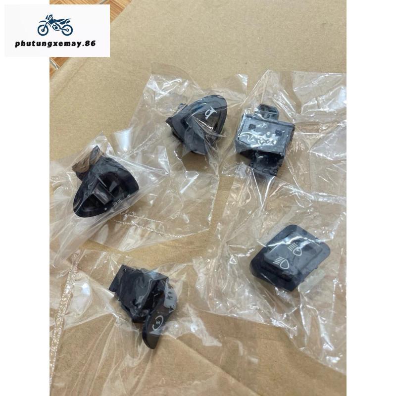   CH-10  Núm công tắc kèm còi xi nhan đề tắt đèn pha lắp xe waves 110 wave anpha dream110 lead vision 