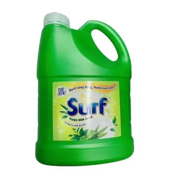 Nước rửa chén Surf hương chanh sả - Tắc - Trà lá dứa - chọn hương dịu nhẹ can 1,4kg Làm Sạch