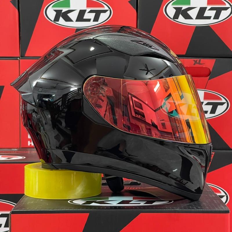 Mũ Bảo Hiểm fullface Royal M138 Đen Bóng Phiên Bản Kính Revo Đi Được cả Ngày Lẫn Đêm (Tặng kính trà + túi đựng mũ tiện lợi) Helmet