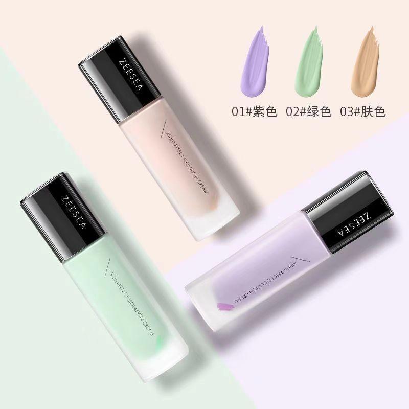 ZEESEA Base Cream Base Concealer Color Isolation Cream Primer Affordable Makeup Primer Student Party Authentic Three-in-One Makeup Cream Facial Makeup 4