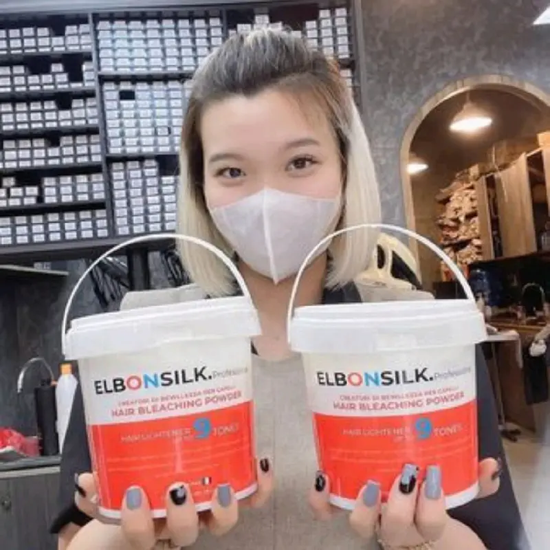 Bột tẩy tóc Elbonsilk tẩy sáng đến 9 cấp độ  750g 1