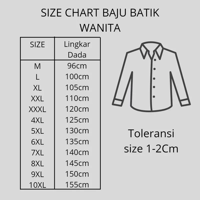 Couple atasan batik motif cap toska size standart dan jumbo Katun Seragam 2