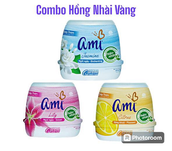 Product Introduction of Conbo 3 Sáp thơm Ami - Giải pháp cho không gian luôn Thơm mát - Khử mùi hiệu quả - Toả hương bền lâu Dầu thơm phòng x it sap thomkhumui 5
