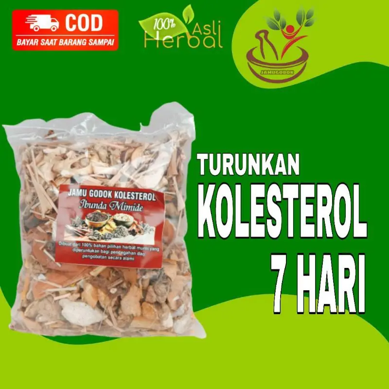 Jamu Godok KOLESTEROL Jamu Godog Godok Godokan Obat Kolestrol Kolesterol Herbal Alami