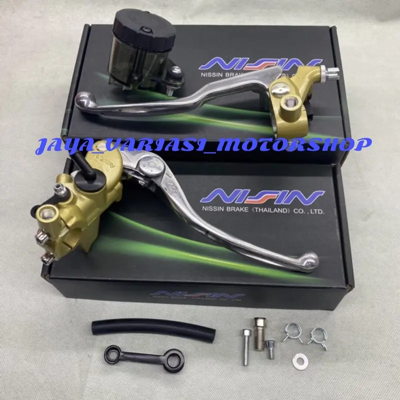 HANDLE MASTER REM NISZIN KAWASAKI Z1000 ZX1000 1SET KOPLING REM + TABUNG BIG SMOKE UNIVERSAL PNP VARIO/ MIO/ SATRIA FU/ SONIC/ RX KING/ TIGER/ F1ZR/ GTR/ KLX/ BEAT/ FINO/ VIXION/ R15 V2 V3/ NINJA R RR SS 150 250/ SPACY/ SCOOPY/ GENIO/ CRF 2