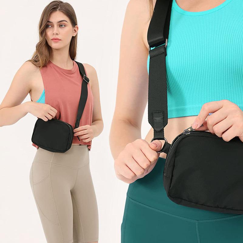 Product Introduction of 2024 Women Waist Bag Zipper Fanny Pack Chest Bag Outdoor Sports Crossbody Shoulder Bag Casual Travel Female Belt Bag Money Pouch Sports Travel 11