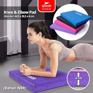 SPEEDS Balance Pad Knee Pad Olahraga Matras Lutut Bantalan Yoga Pilates Empuk Cushion 024-34