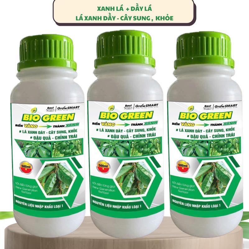  Combo 3 Chai: Xanh Dầy Lá Chống Rụng Và Đậu Quả Magie Bo Kẽm BIO GREEN Giúp Cây Khỏe Chống Rụng Quả Pha 900-1.200L. Phân Bón Lá. 