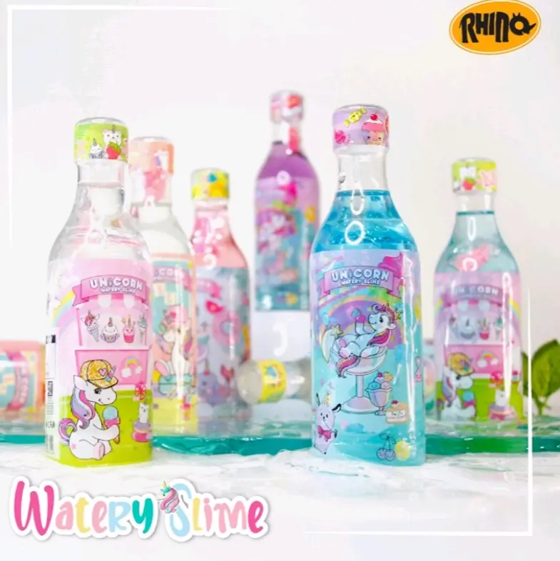 RHINO Unicorn Water Slime Mainan Anak Set Hadiah Cowok Cewek Game