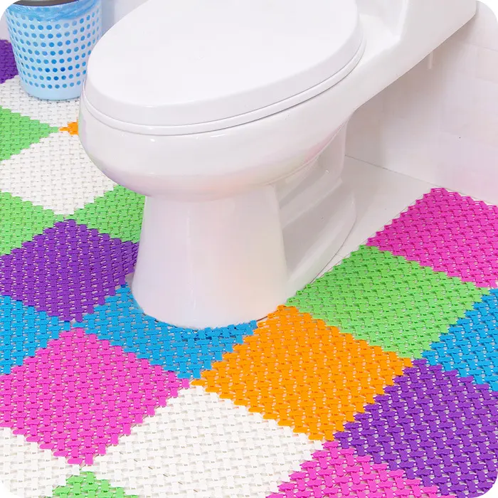Bathroom Floor Mats Non-Slip Splicing Bath Mats Home Supplies