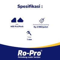 Gambar Pelindung Sudut Kardus Ro-Pro 1 Pack 400Pcs Rocket Pack dari Rocket Pack Kota Administrasi Jakarta Barat 4 Tokopedia