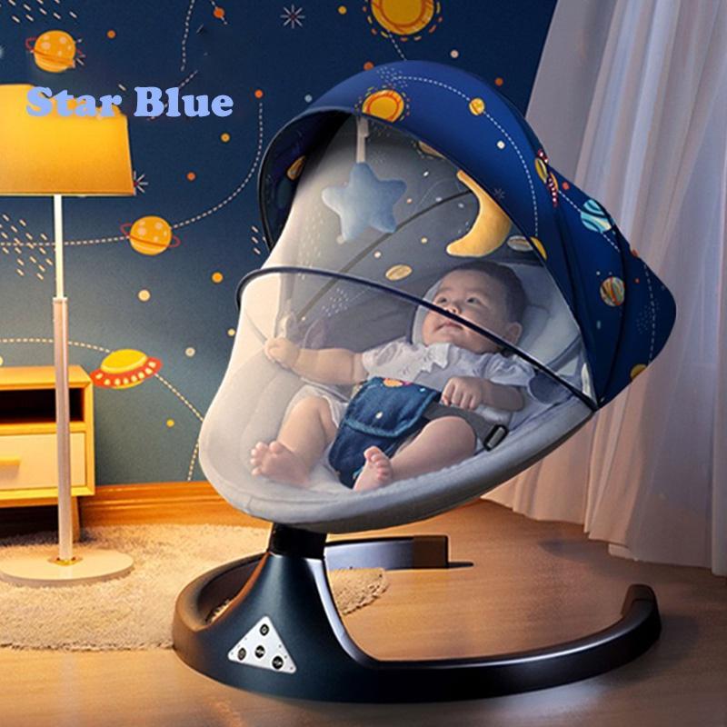 Ayunan Bayi Elektrik Otomatis Electric Baby Swing Kursi Goyang Listrik Bluetooth Remote Ada Musik untuk Bayi 0–3 Tahun Bantu Tidurkan Anak Sleep Baby dengan Mainan - Abu Lembut+Piring Ayunan Bayi Elektrik Otomatis Electric Baby Swing Kursi Goyang Listrik Bluetooth Remote Ada Musik untuk Bayi 0–3 Tahun Bantu Tidurkan Anak Sleep Baby dengan Mainan - Abu Lembut+Piring