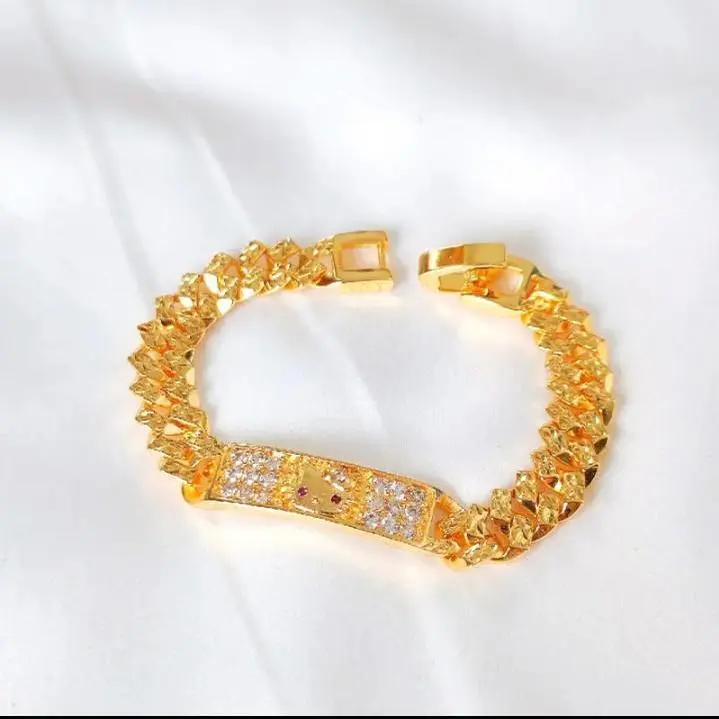 Gelang anak minimouse gold titanium asli aman untuk harian anak anak realpict 1