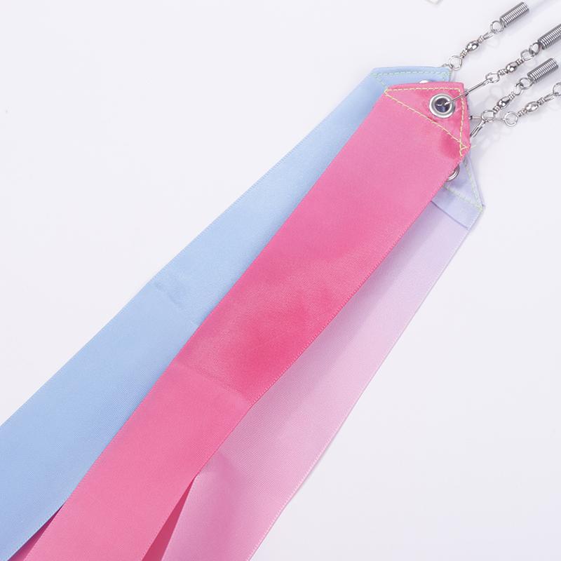Product Introduction of 2M Dance Ribbons Rhythmic Girl Art Gymnastics Ballet Streamer Twirling Rod Rainbow Stick Sports Training Ribbon Dancer Wands 45